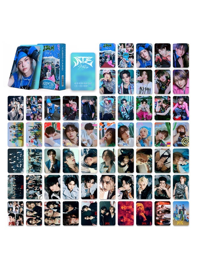 NIBEMINENT 92 Pcs Kpop Stray Kids JJAM Lomo Cards Card For Fans Collection Gifts - Image 2