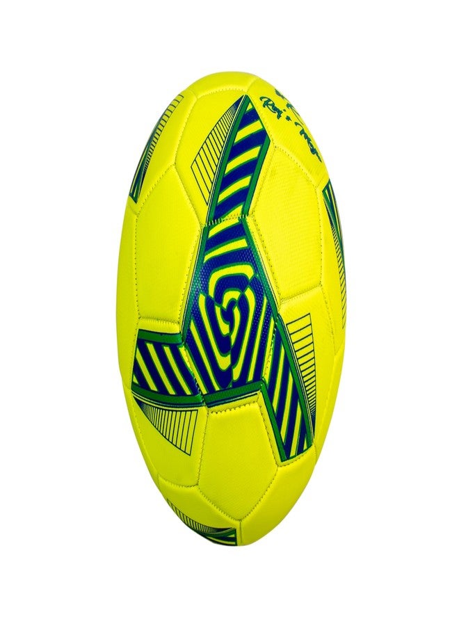 Rey's Majic London Bridge Football, PVC Size 5 (Yellow) - Image 3