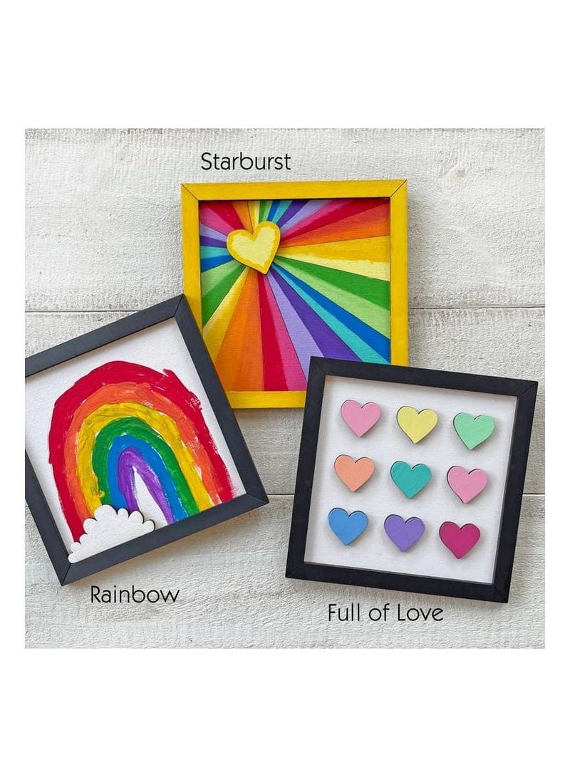 3 Different Type Wood Paint Projects For Kids