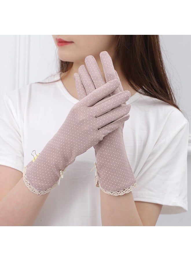 Generic Women's UV Protection Gloves – Breathable Sunblock Driving Gloves with Touchscreen Fingertips for Summer Cycling & Outdoor Activities  - Image 2