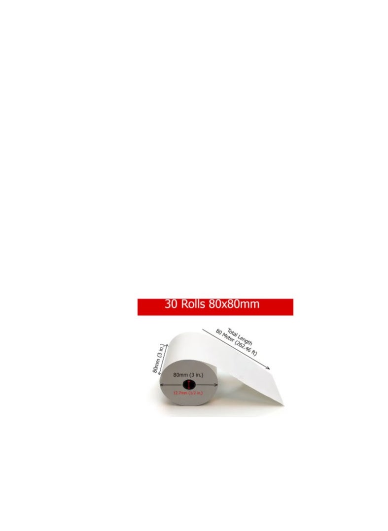 Terabyte Set Of 30 Thermal POS Paper Rolls  - Image 2