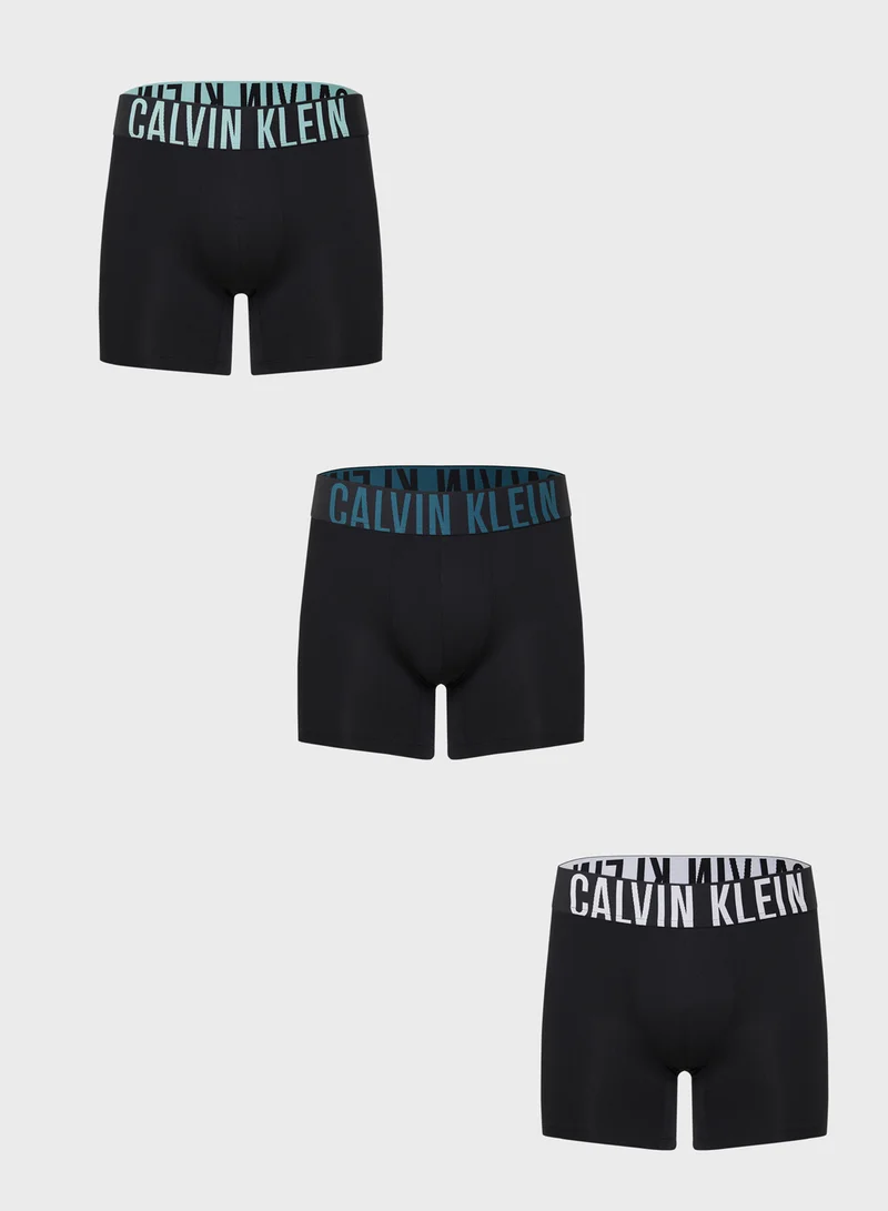 كالفن كلاين 3 Pack Logo Trunks
