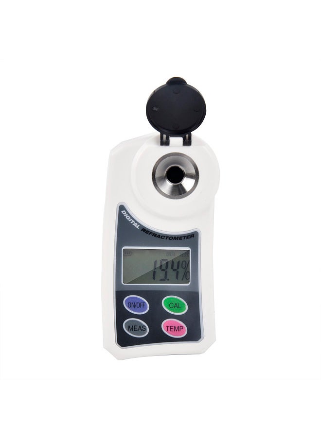 Generic - Digital Brix Sugar Refractometer Electronic Handheld Sweetness Meter Saccharimeter Measurement Range 0.0-55% Brix for Water Fruit Crops - Image 1