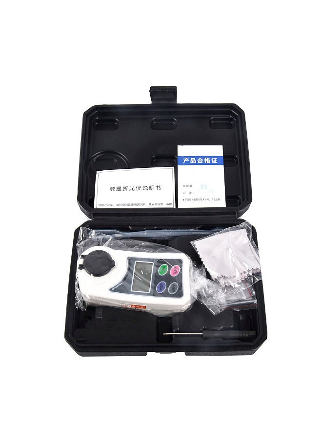 Generic - Digital Brix Sugar Refractometer Electronic Handheld Sweetness Meter Saccharimeter Measurement Range 0.0-55% Brix for Water Fruit Crops - Image 1