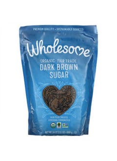 Wholesome Wholesome, Organic Dark Brown Sugar, 1.5 lbs (680 g)  - Image 3