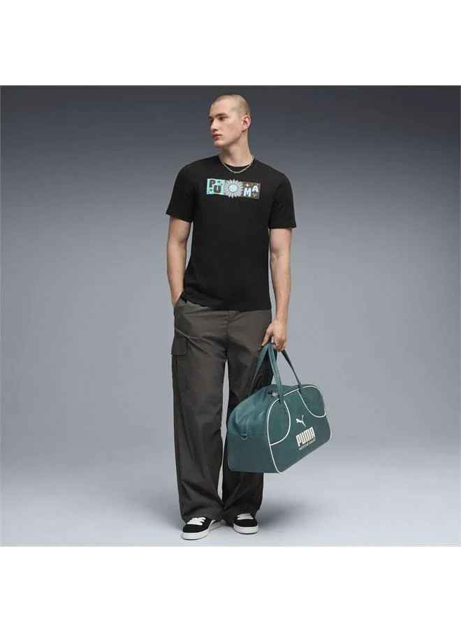Puma PUMA Black Sunset Drive Graphic Tee Men for Men | Best Price UAE