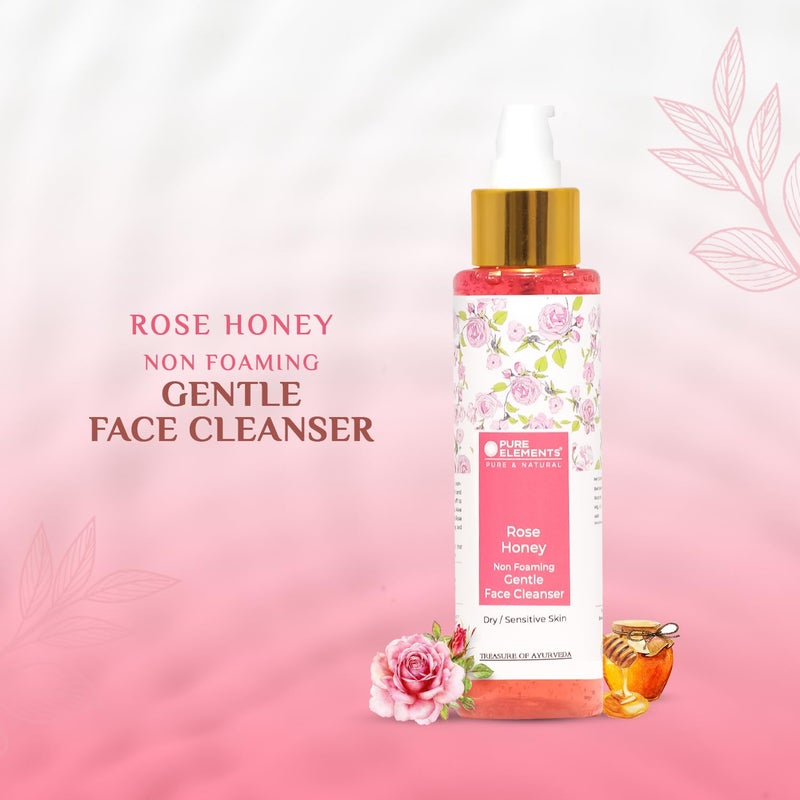 PURE ELEMENTS Rose Honey NonFoaming Gentle Face Cleanser for Sensitive Skin For Dry to NormalSensitive Skin 100ML - Image 5
