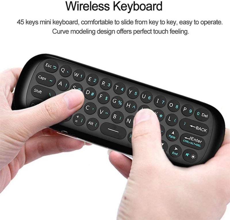 W1 2.4G air Mouse Wireless Keyboard Remote Control Infrared Remote Learning 6-axis Motion Sense w/USB Receiver for Smart TV android TV BOX Laptop PC - Image 4