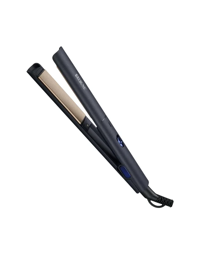 REBUNE Professional Ceramic Hair Straightener – 25W, Up to 390°