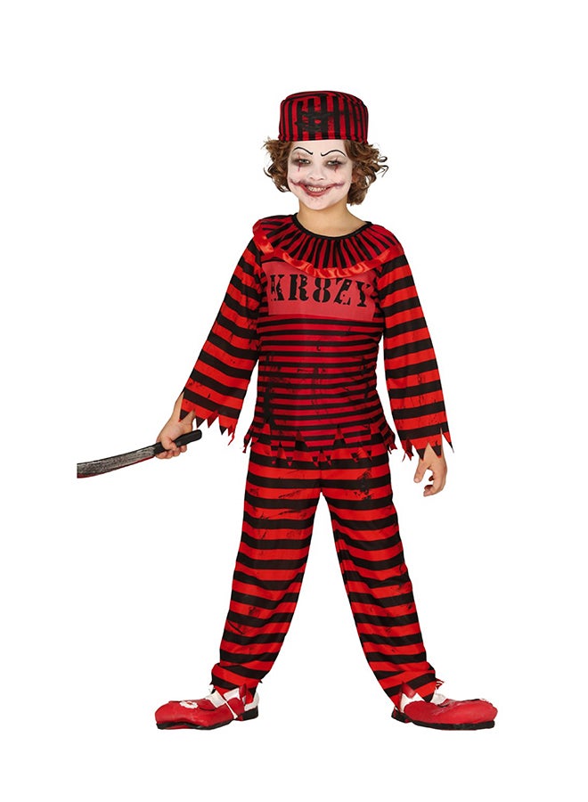 Fiestas Guirca Child Clown Costume, Size 5-6 Years. Costume includes: Hat, Shirt, Trousers 