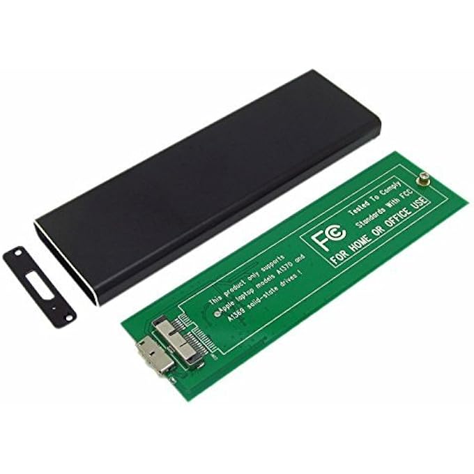 rayihni SSD TO USB3.0 HARD DISK ENCLOSURE EXTERNAL CASE 6+12 PIN FOR 2010 2011 2012 MACBOOK AIR A1370 A1369 - Image 3