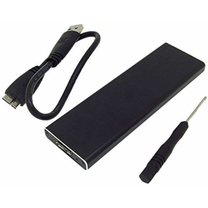 rayihni SSD TO USB3.0 HARD DISK ENCLOSURE EXTERNAL CASE 6+12 PIN FOR 2010 2011 2012 MACBOOK AIR A1370 A1369 - Image 2