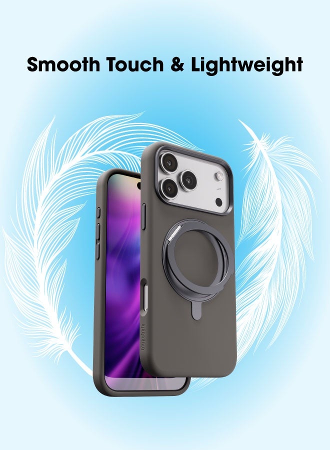 blupebble RingFlex MagSafe Compatible Case with 360° Foldable & Rotatable Kickstand for iPhone 17 Pro / iPhone 17 Pro Max – Shockproof Slim Protective Cover - Image 5