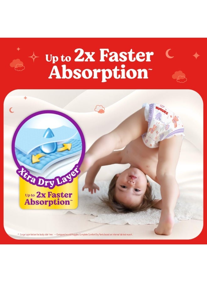 Huggies Dry Tape | Adjustable Tape Style Diapers, Small (S) Size (4-8 Kgs), Pack of 34*3 | Up To 2X Faster Absorption, Up To 12 Hours Overnight Absorption unisex - Image 2