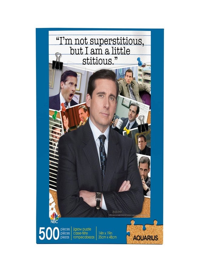 AQUARIUS The Office Michael Scott Puzzle (500 Piece Jigsaw Puzzle) - Officially Licensed The Office Merchandise & Collectibles - Glare Free - Precision Fit - 14 x 19 Inches - Image 1