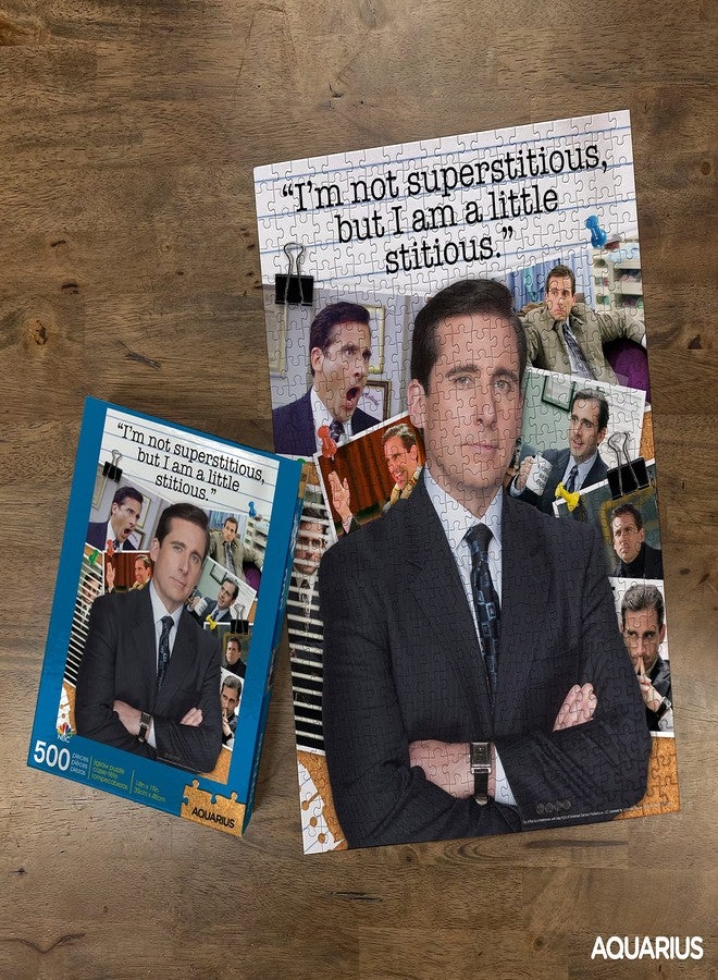 AQUARIUS The Office Michael Scott Puzzle (500 Piece Jigsaw Puzzle) - Officially Licensed The Office Merchandise & Collectibles - Glare Free - Precision Fit - 14 x 19 Inches - Image 3