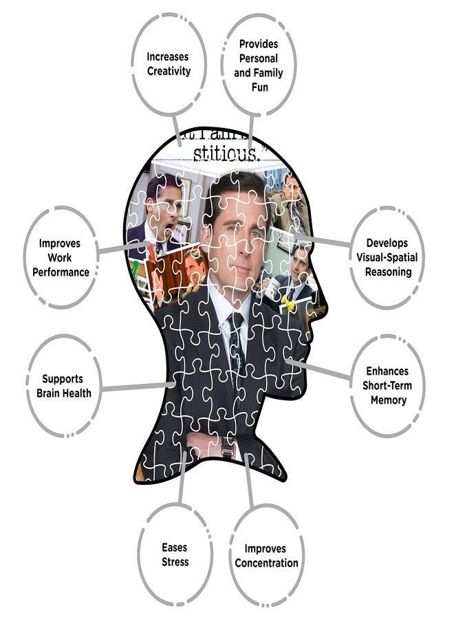 AQUARIUS The Office Michael Scott Puzzle (500 Piece Jigsaw Puzzle) - Officially Licensed The Office Merchandise & Collectibles - Glare Free - Precision Fit - 14 x 19 Inches - Image 5