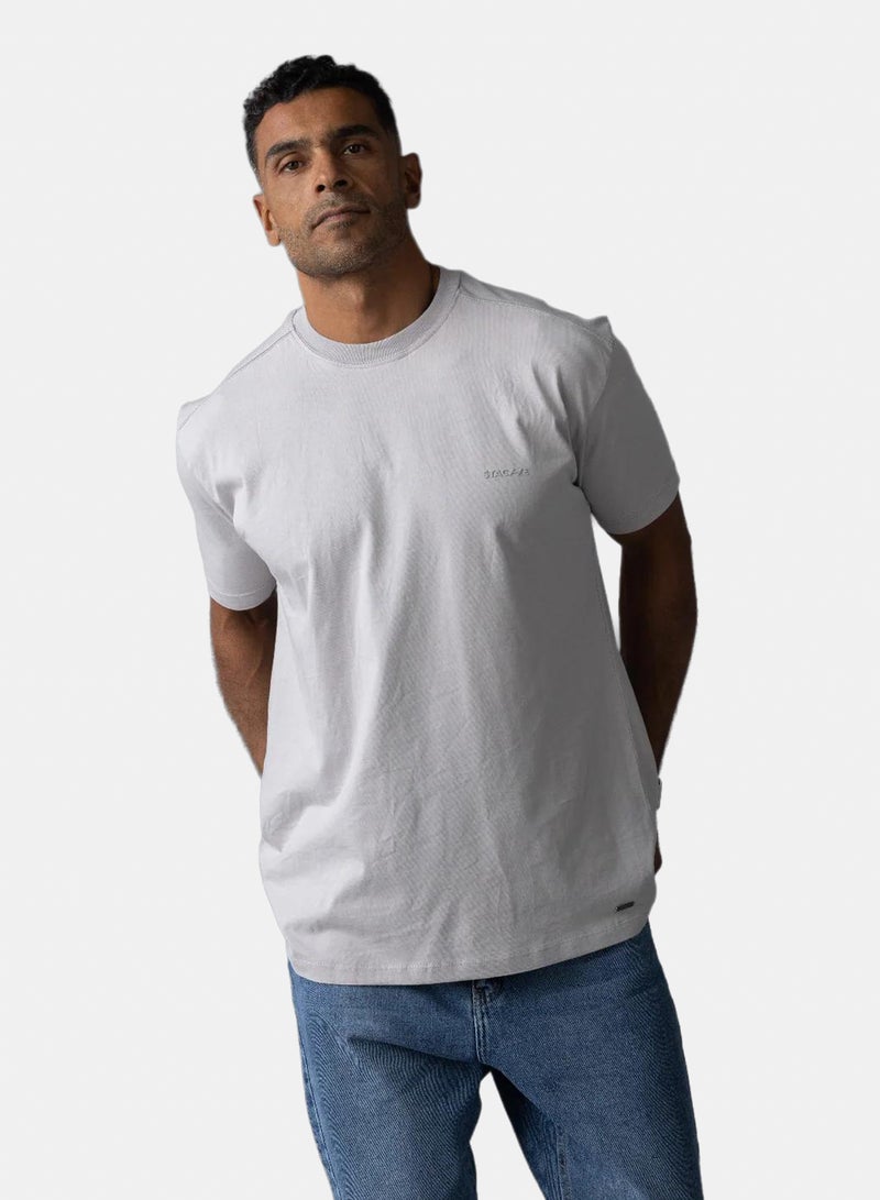 Stache Rubber Detailed T-Shirt - Image 1