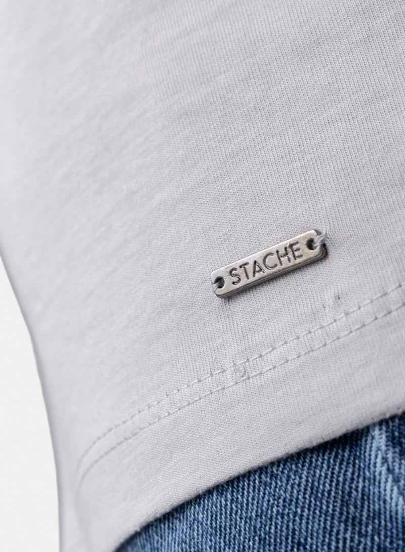 Stache Rubber Detailed T-Shirt - Image 3
