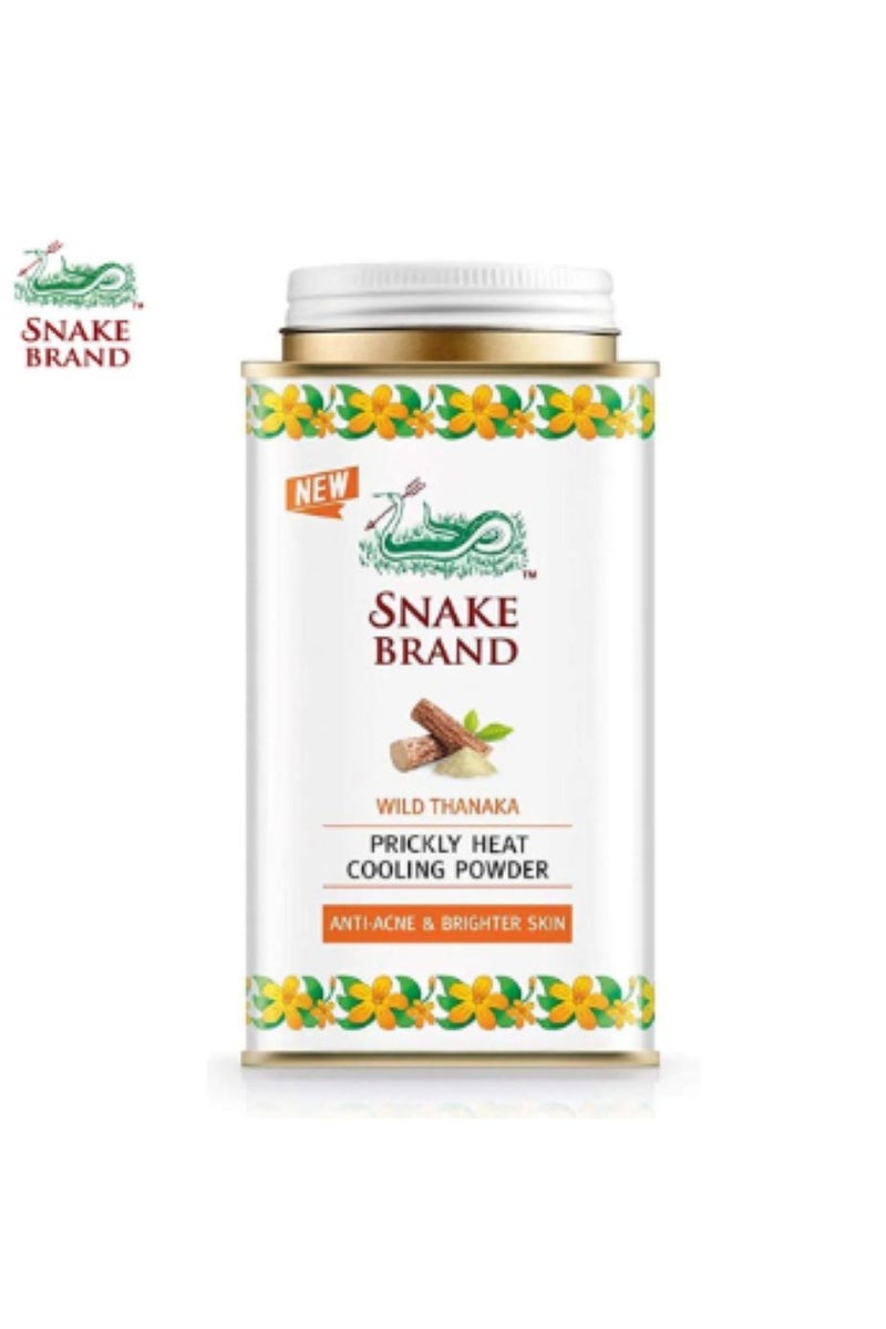 سنيك براند بودرة تبريد شوكية من سناك، مضادة لحب الشباب وبشرة أكثر إشراقًا، 140 جرام