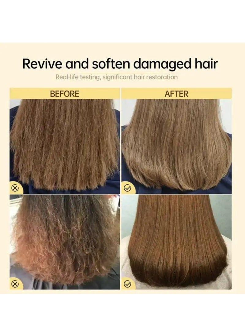 PURC - 70g 8S Revitalizes Hot Dyeing Damaged Hair Mask Keratin Damaged Hair Repair Mask Hair Treatment Masks Intensive Repair Hair Treatment Mask with Keratin Protein for Hair Repair and Nourishment - Image 1