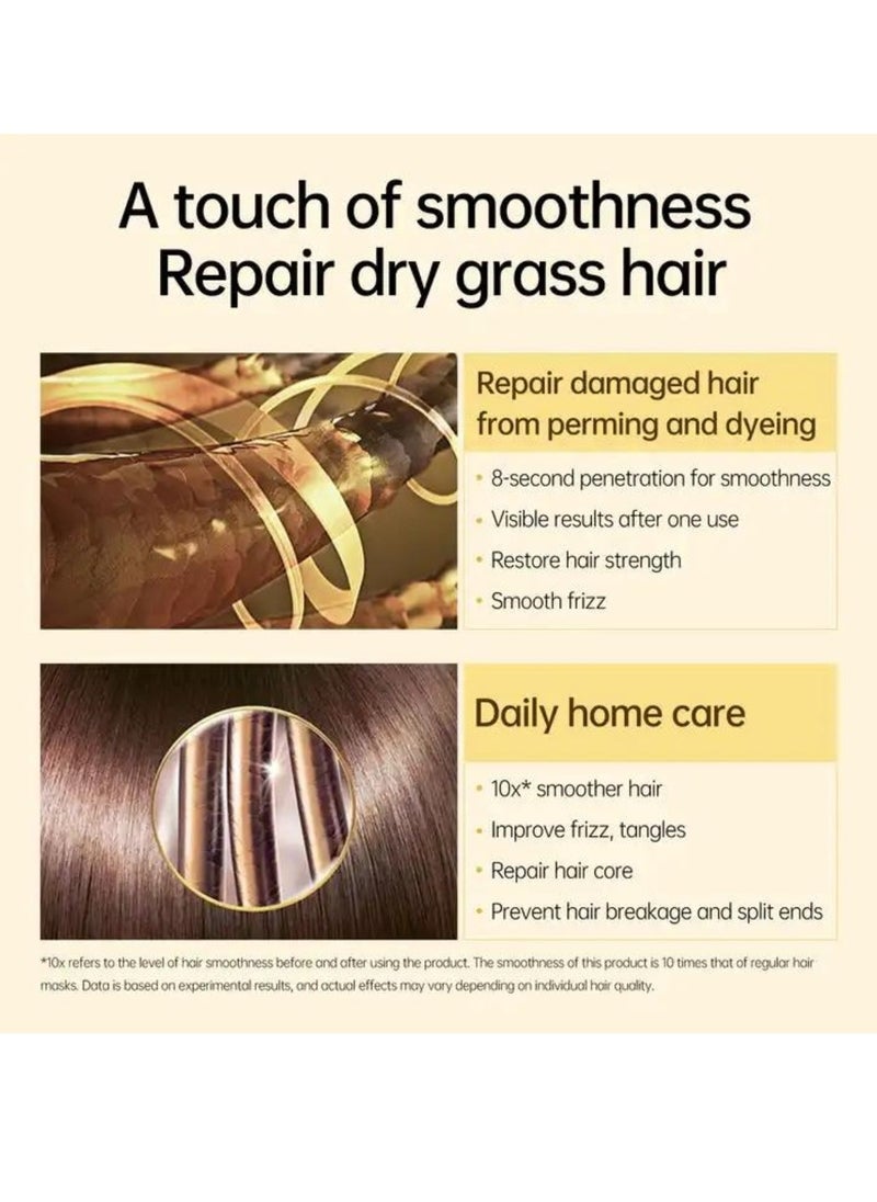 PURC - 70g 8S Revitalizes Hot Dyeing Damaged Hair Mask Keratin Damaged Hair Repair Mask Hair Treatment Masks Intensive Repair Hair Treatment Mask with Keratin Protein for Hair Repair and Nourishment - Image 1