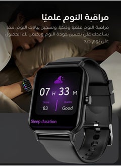 AOLON 2024 GTS Smartwatch Bluetooth Talk 100 Sport Modes Black  - Image 5