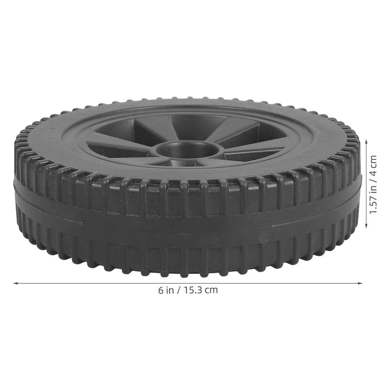 4Pcs 6 Inch Barbecue Stove Wheels Replacement For Grill Cart Outdoor Gatherings - Image 3