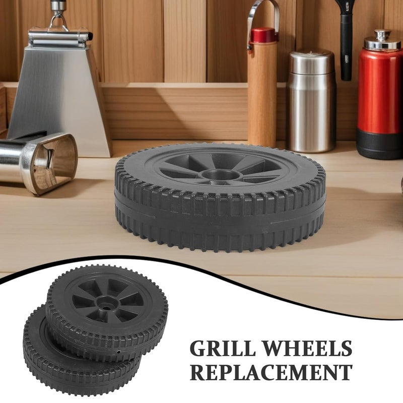 4Pcs 6 Inch Barbecue Stove Wheels Replacement For Grill Cart Outdoor Gatherings - Image 4