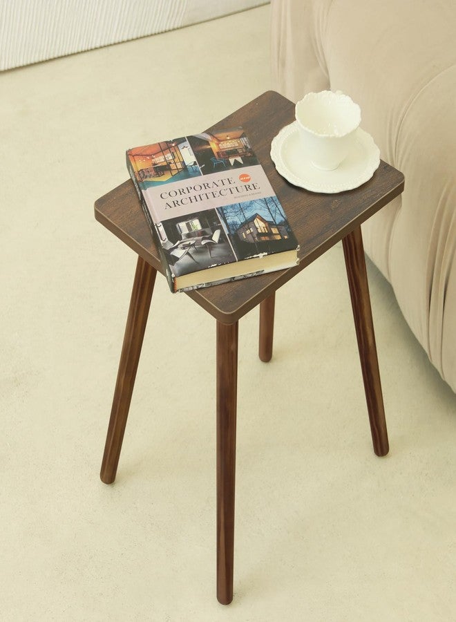 AWASEN Side Table, Small Wood End Table Living Room, Mini Bed Side Table Modern Accent Nightstand with Solid Wood for Bedroom Office Small Spaces, Rustic Brown - Image 5