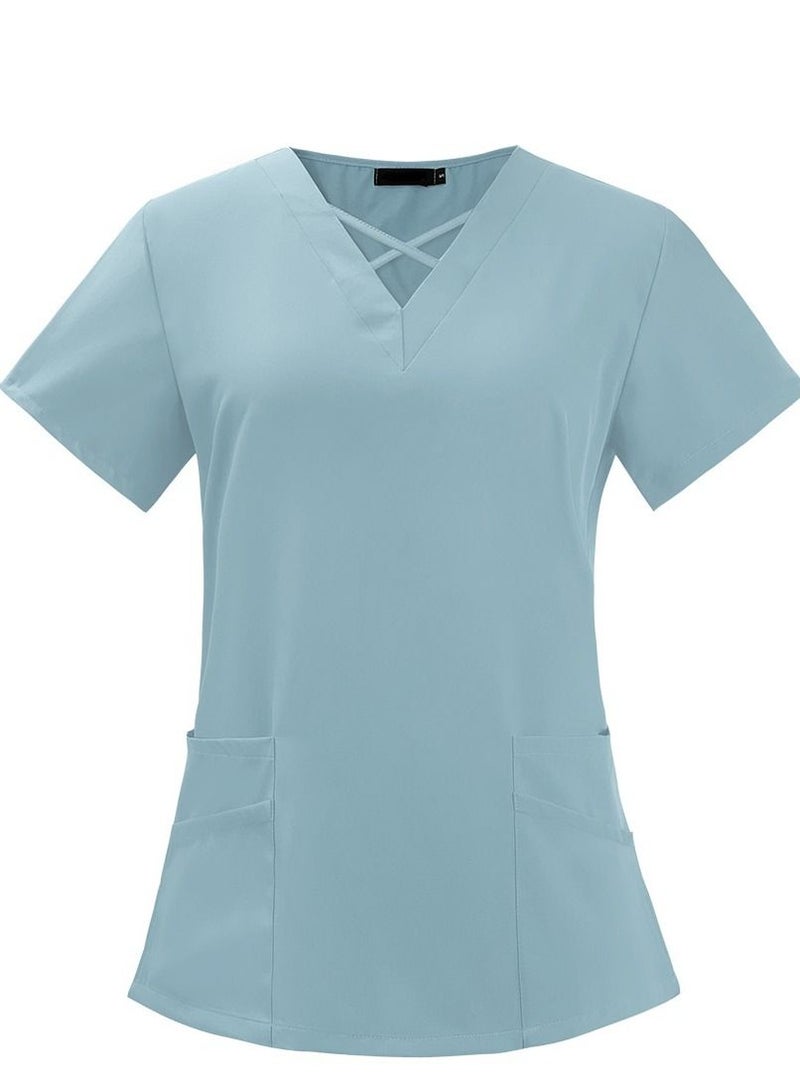 Gasin Medical Scrub Set Elastic Quick-Drying Medical Overalls  - Image 3