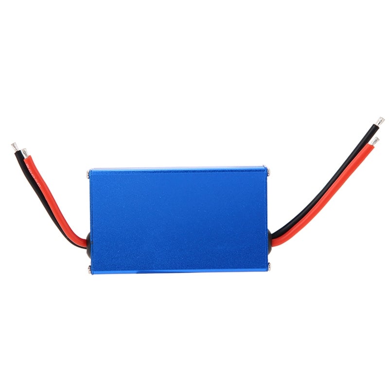 Energy Meter: Blue LCD Screen - Low Power Consumption Volt Amp Meter for DC Circuits Solar System Battery Bank Troubleshooting - Image 1