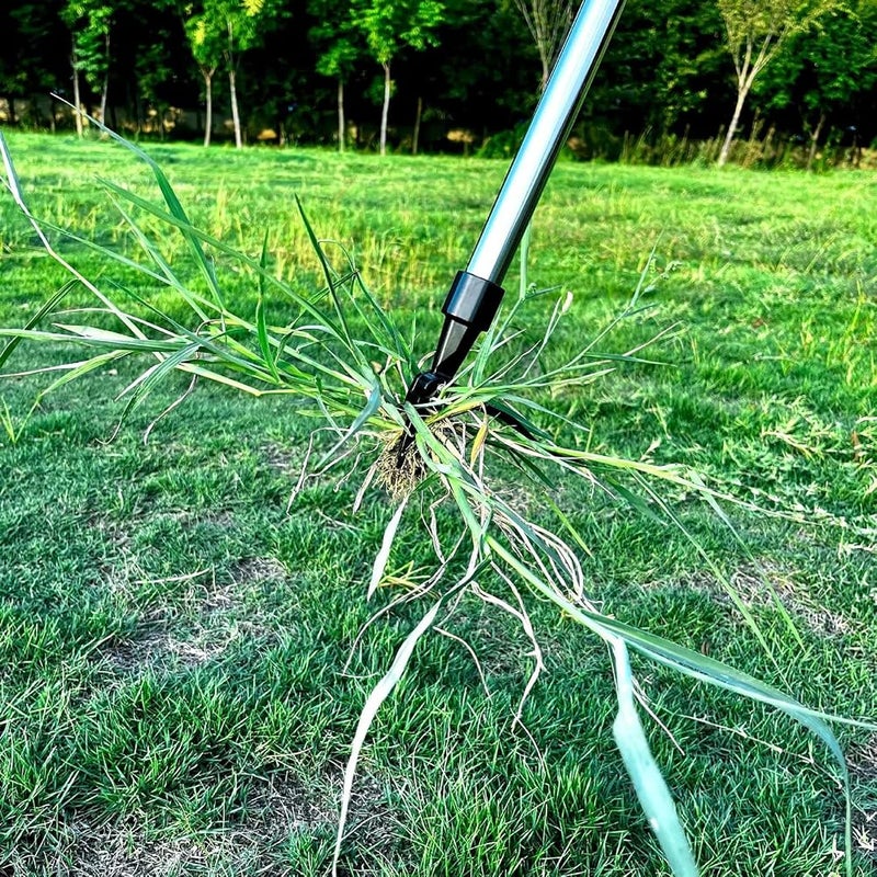 TOPINCN Stand Up Weeds Puller Tool Heavy Duty Detachable 3 Claw Weeder for Garden - Image 3