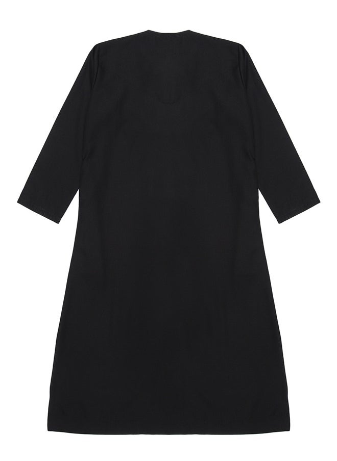 U.S. ELK Boy’s Emirati Kandura | Stitched Traditional Kids Arabic Thobe, Dishdasha, Kaftan for Boys | Long Sleeve Islamic Arab Dress with Side Pocket  - Image 4