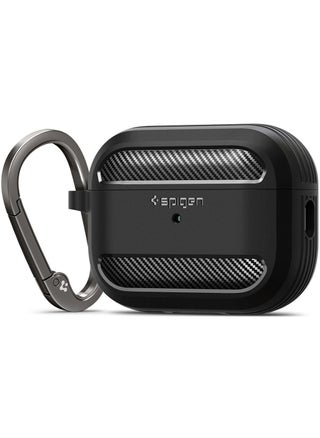 Rugged Armor for Airpods Pro 2 Case Cover with Carabiner - Matte Black - pzsku/Z0B70CBF6ACAF37987F72Z/45/1746228734/4ec92811-7e13-47a6-8454-0ff4f0b406cb