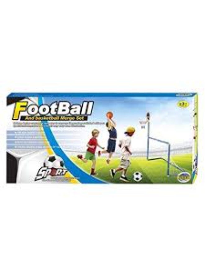 طقم مرمى كرة قدم للأطفال مع كرة – لعبة رياضية ترفيهية للمنزل والحديقة - Image 1