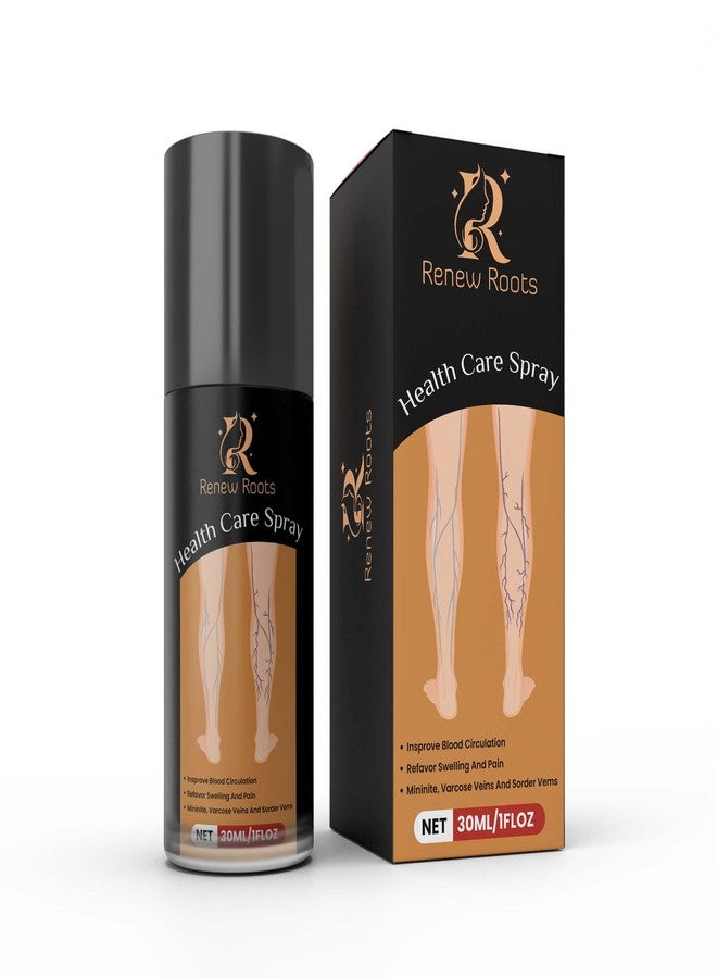 Renew Roots NATURAL HERBAL Varicose Pain Relief Oil 30ml | Fast Action Formula for Leg, Nerve & Vein Pain | Helps Reduce Swelling, Burning & Discomfort | Improves Circulation - Image 1
