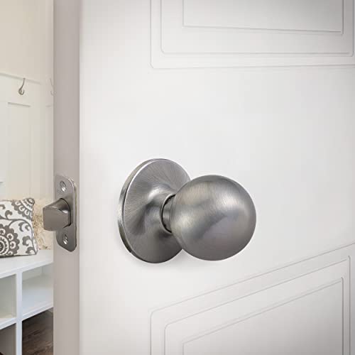Design House 781872 Ball Passage Hall and Closet Door Knob Satin Nickel - Image 5