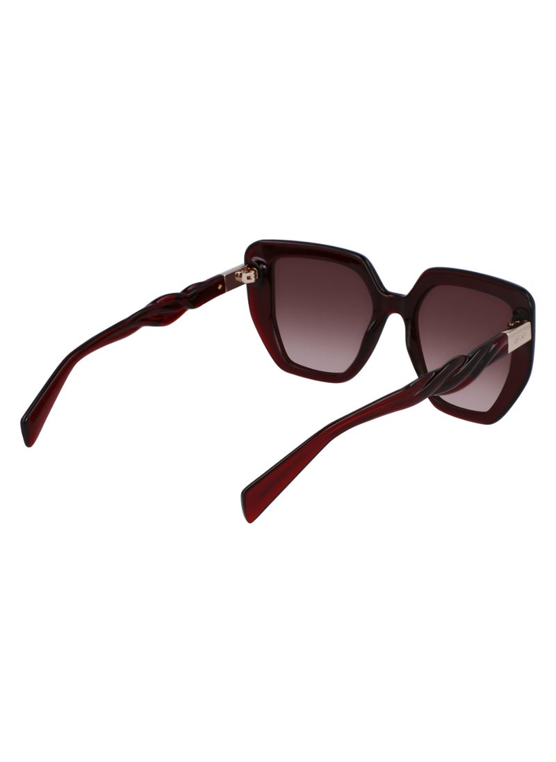 Liu Jo - FULL RIM METAL INJECTED LIU JO SUNS LJ788S 5219 (601) BURGUNDY - Image 1