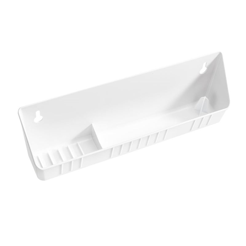Rev-A-Shelf 11" Tip-Out Plastic Sink Trays for Kitchen and Bathroom Base Cabinet, Pack of 2 Pull Out Vanity Shelf Home Organizer, White, 6572-11-11-52 - Image 5