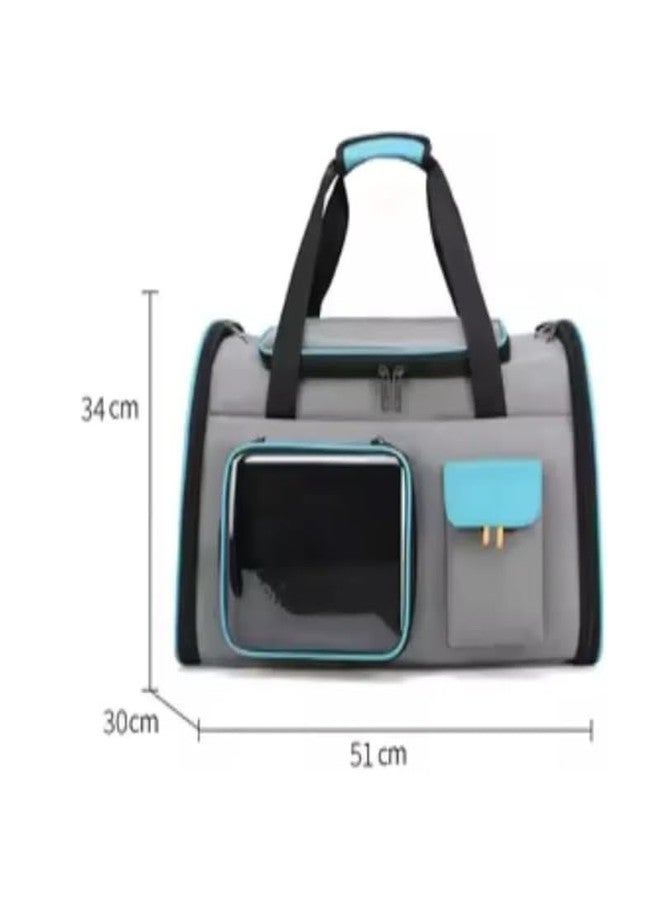 Pet Believe Pet Carrier Bag, Soft Sided Foldable Cat/Dog/Pet Carrier Bag with Shoulder Strap & Multi-Layer Removable Mat, Airline Approved Durable Cat Basket - Image 1