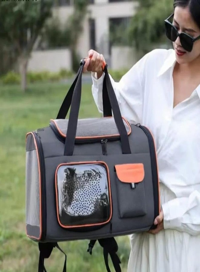 Pet Believe Pet Carrier Bag, Soft Sided Foldable Cat/Dog/Pet Carrier Bag with Shoulder Strap & Multi-Layer Removable Mat, Airline Approved Durable Cat Basket - Image 3