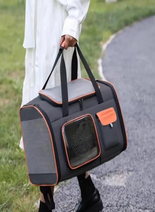 Pet Believe Pet Carrier Bag, Soft Sided Foldable Cat/Dog/Pet Carrier Bag with Shoulder Strap & Multi-Layer Removable Mat, Airline Approved Durable Cat Basket - Image 2