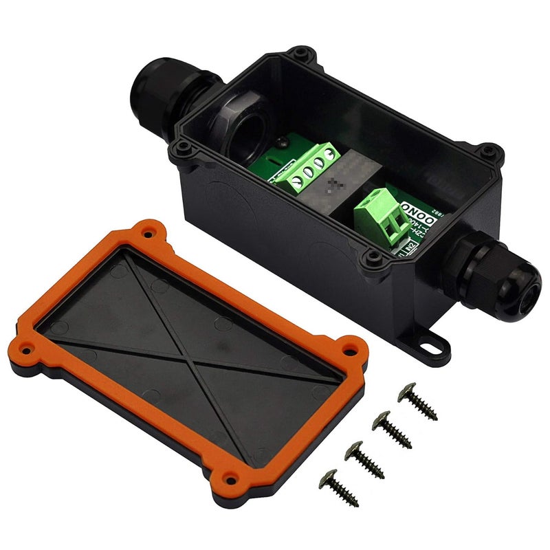 OONO IP68 Waterproof DPST 1NO 1NC 8Amp Power Relay Module (AC/DC 12V) - Image 3
