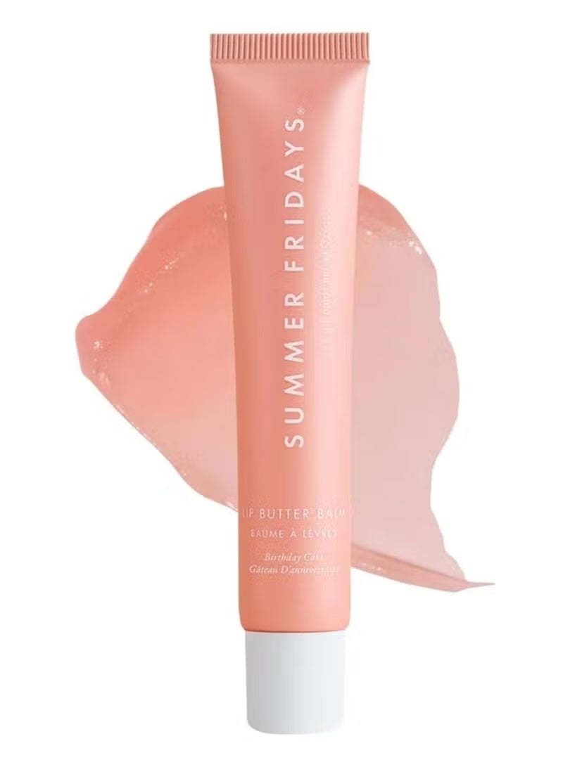Summer Fridays Lip Balm - Hydrating Lip Mask and Lip Balm for Instant Hydration, Shine and Hydration - Sheer, Soothing Lip Care - Birthday Cake - Image 1