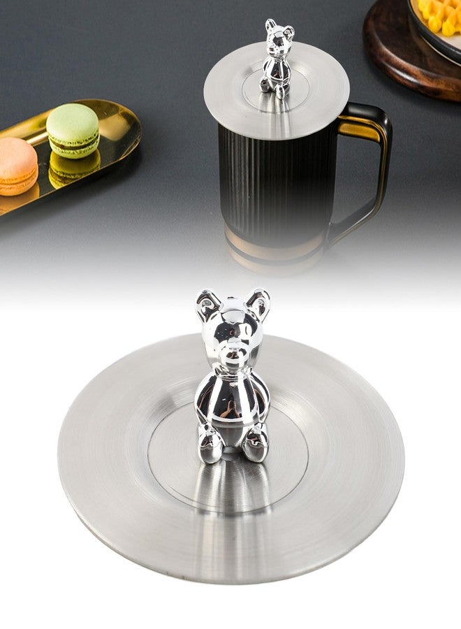 Moofey Mug Cover, Stainless Steel Cup Cover for Hot Tea Kitchen Camping - Image 3