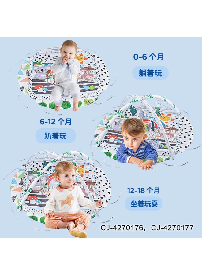 CJ Export Baby 4 Sides Round Game Mat Fitness Rack Foldable Machine Wash Multi-functional Climbing Mat Suit - Image 4