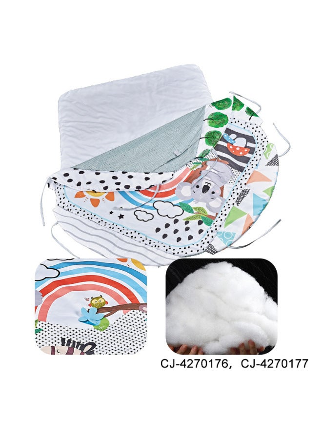 CJ Export Baby 4 Sides Round Game Mat Fitness Rack Foldable Machine Wash Multi-functional Climbing Mat Suit - Image 2