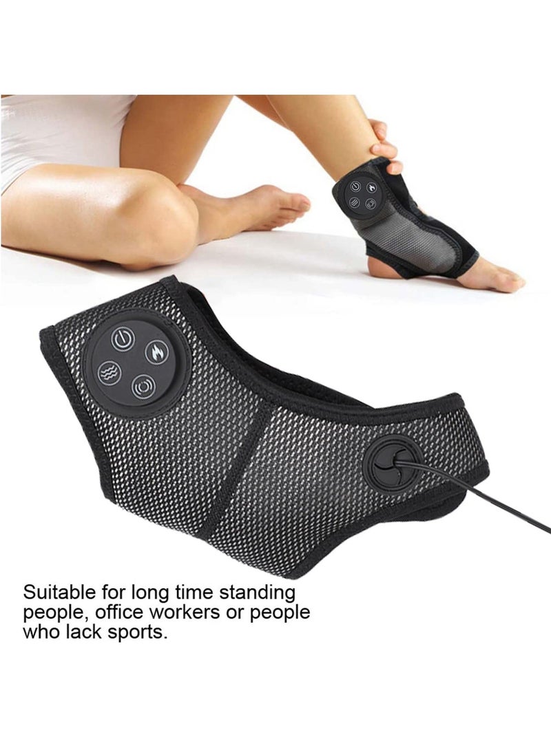 Y&D Electric Foot Ankle Massager, Heated Brace for Sprained Ankle, Multi-Level Settings Vibrations and Heating Modes, Pad Knee Elbow Shoulder Relax  - Image 5