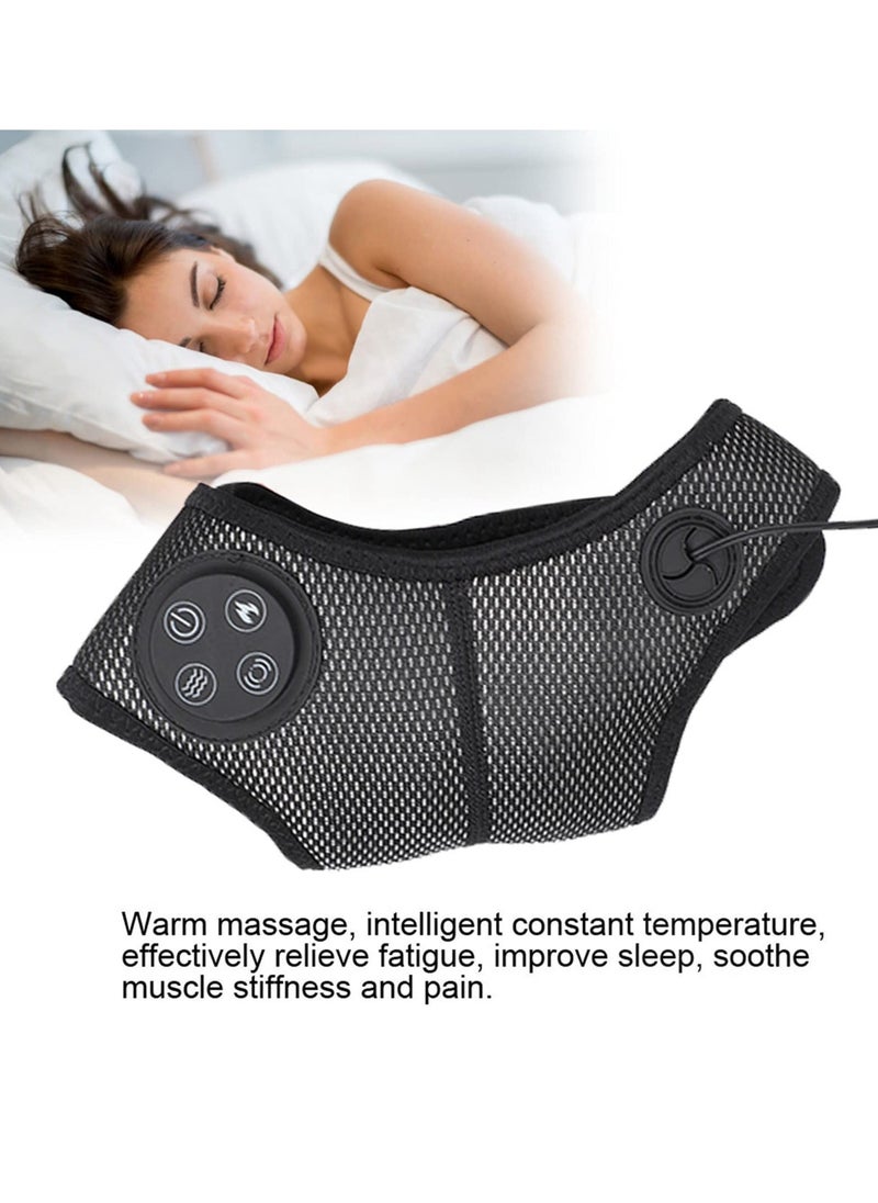 Y&D Electric Foot Ankle Massager, Heated Brace for Sprained Ankle, Multi-Level Settings Vibrations and Heating Modes, Pad Knee Elbow Shoulder Relax  - Image 2